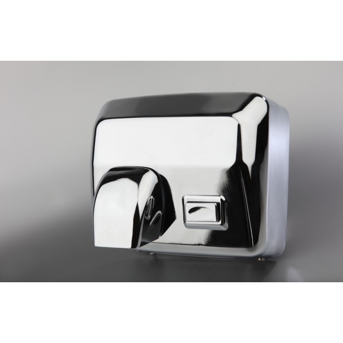 Stainless Steel Hand Dryer with nozzle and push-button