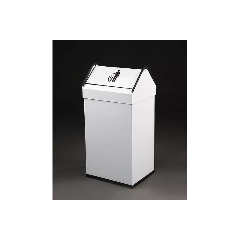 PAPELERA BASCULANTE ACERO PINTADO