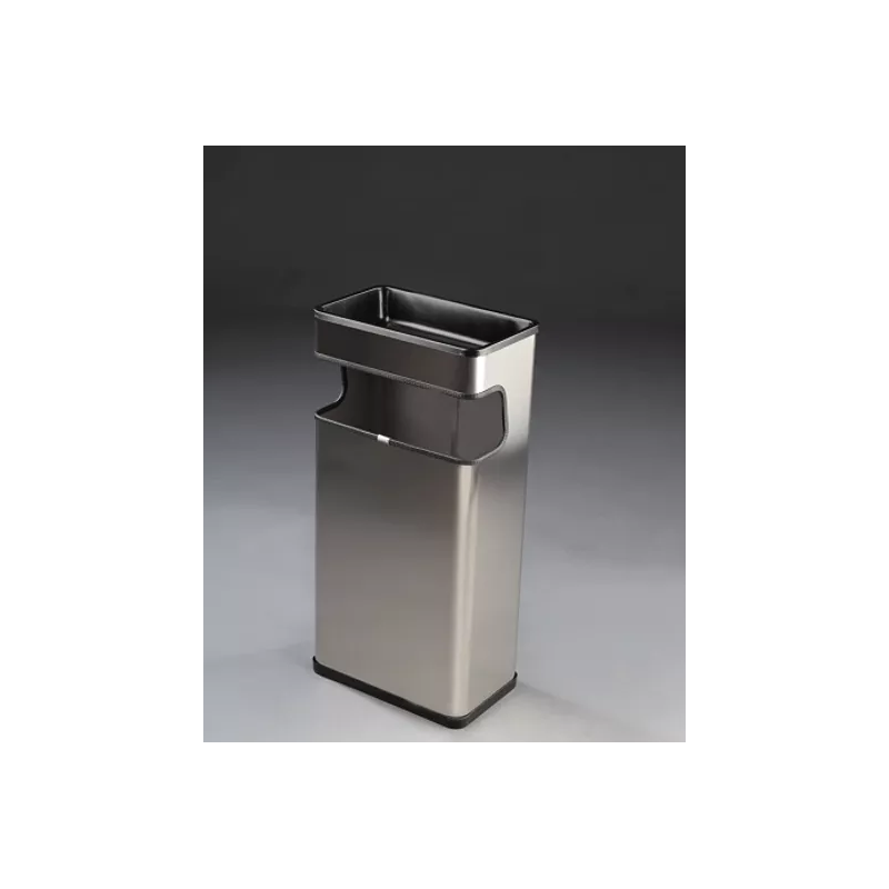 PAPELERA RECTANGULAR INOX