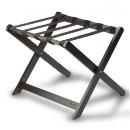 REPOSAMALETAS MADERA NEGRO